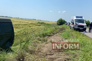 В Одесской области "скорая" с четырехмесячным ребенком попала в ДТП: видео момента аварии