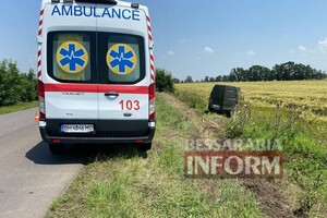 В Одесской области "скорая" с четырехмесячным ребенком попала в ДТП: видео момента аварии