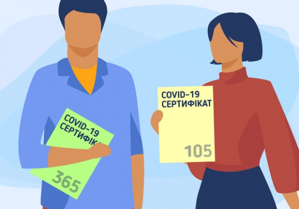 Не 180 дней: в Украине сократили срок действия COVID-сертификата о выздоровлении