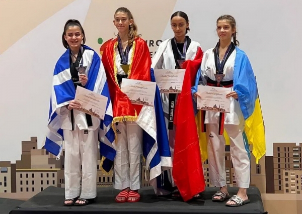 Тхеквондо. Юна одеська спортсменка завоювала бронзову медаль чемпіонату Європи