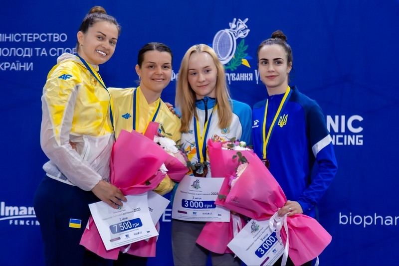 Чемпіонат України-2025 з фехтування за підтримки FAVBET: підсумки головного національного старту сезону